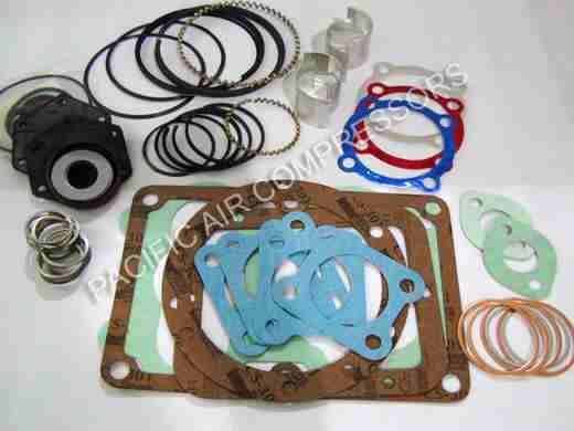 QUINCY MODEL 244 ROC 1 TO 3 AIR COMPRESSOR REBUILD TUNEUP KIT FOR SINGLE STAGE